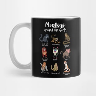 Many species of monkeys - types of monkeys Mug